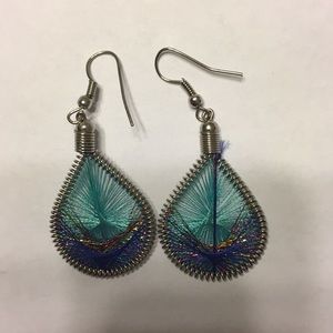 Blue earrings